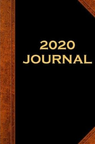 Cover of 2020 Vintage Style Image Journal 204 Pages