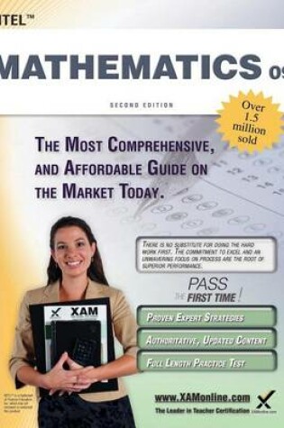 Cover of MTEL Mathematics 09 Teacher Certification Study Guide Test Prep