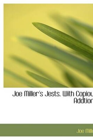 Cover of Joe Miller's Jests. with Copious Addtions