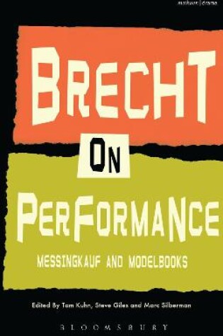 Cover of Brecht on Performance