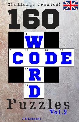 Book cover for 160 CODE WORD Puzzles, Vol.2