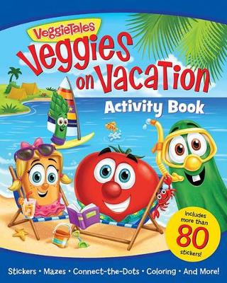 Book cover for Veggies on Vacation Activity Book