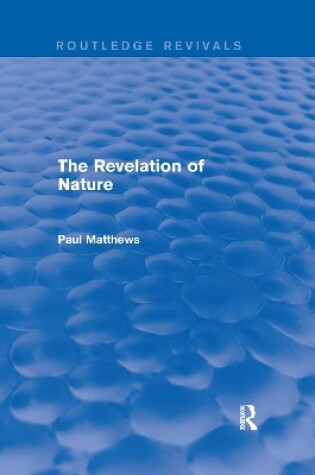 Cover of The Revelation of Nature