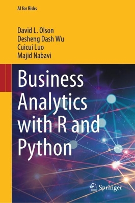 Book cover for Business Analytics with R and Python