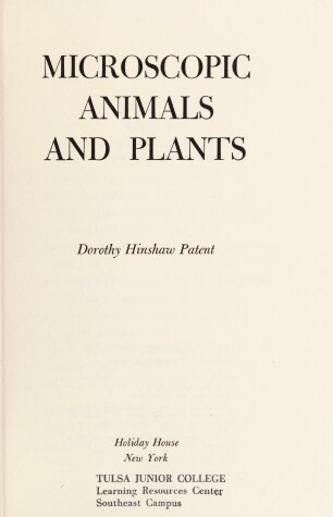 Book cover for Microscopic Animals and Plants