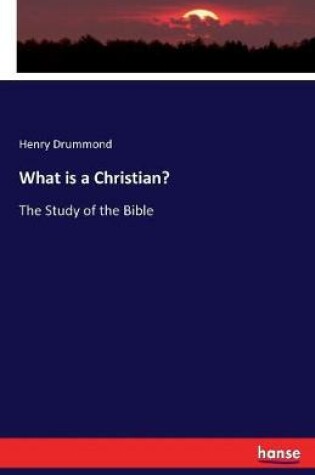 Cover of What is a Christian?