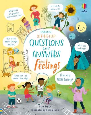 Book cover for Lift-the-Flap Questions and Answers About Feelings