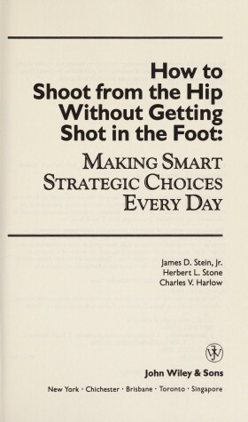 Book cover for How to Shoot from the Hip without Getting Shot in the Foot