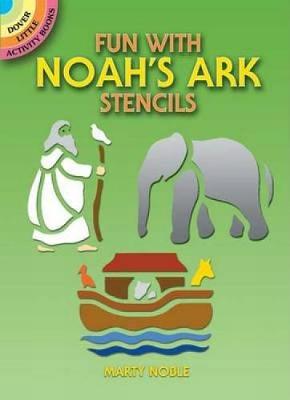 Book cover for Fun with Noah's Ark Stencils