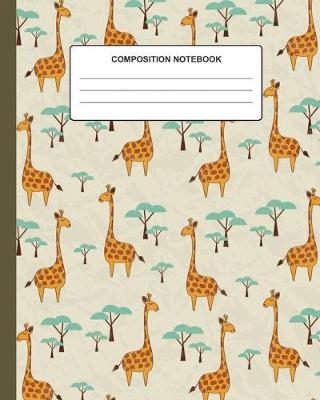 Book cover for Composition Notebook Giraffe