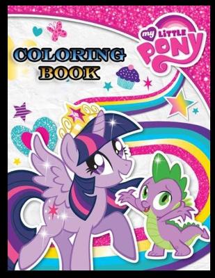 Book cover for my little pony coloring book