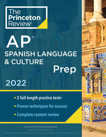 Cover of Princeton Review AP Spanish Language & Culture Prep, 2022