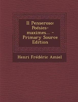 Book cover for Il Penseroso