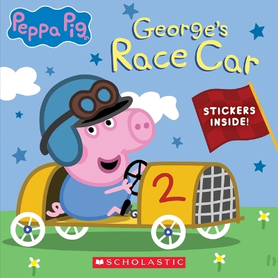 Book cover for George's Race Car (Peppa Pig)