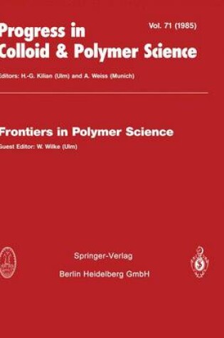 Cover of Frontiers in Polymer Science