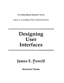 Cover of Designing dBase User Interfaces