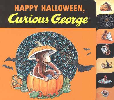 Book cover for Happy Halloween, Curious George