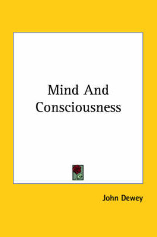 Cover of Mind and Consciousness