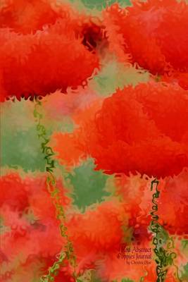 Book cover for Red Abstract Poppies Journal