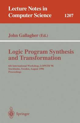 Cover of Logic Program Synthesis and Transformation