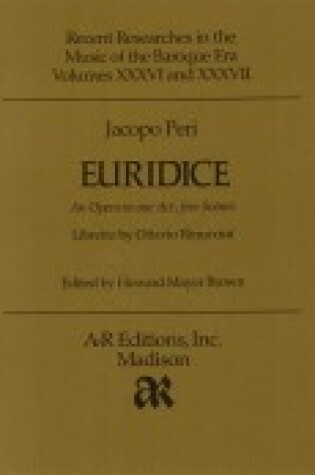 Cover of Euridice