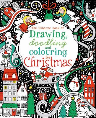 Book cover for Drawing, Doodling and Colouring for Christmas