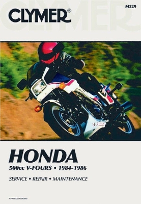 Book cover for Honda 500cc V-Fours Magna & Inceptor Motorcycle (1984-1986) Service Repair Manual