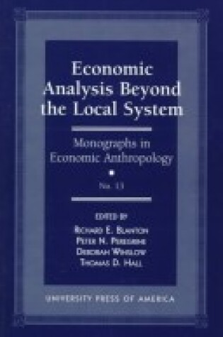 Cover of Economic analysis beyond the local system