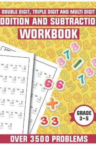 Cover of Addition and subtraction workbook grade 3-5