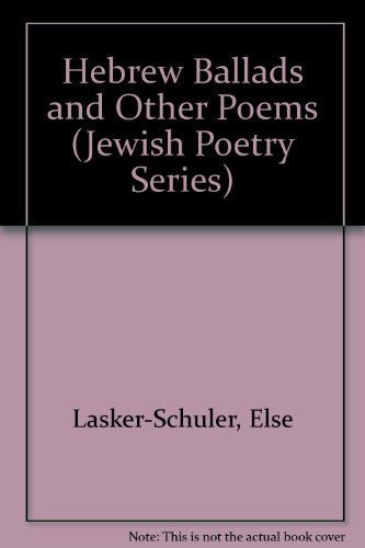 Book cover for Hebrew Ballads and Other Poems