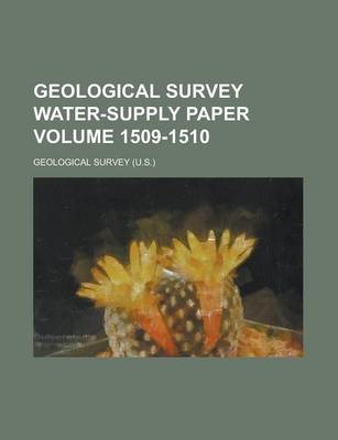 Book cover for Geological Survey Water-Supply Paper Volume 1509-1510