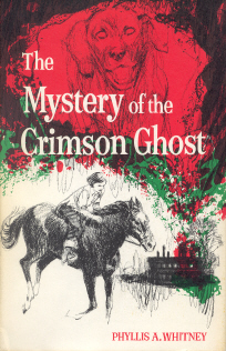 Book cover for The Mystery of the Crimson Ghost