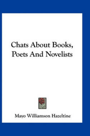 Cover of Chats about Books, Poets and Novelists