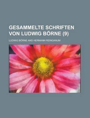 Book cover for Gesammelte Schriften Von Ludwig Borne (9)