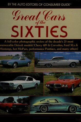 Cover of Great Cars of the 1960s