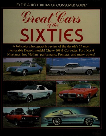 Book cover for Great Cars of the 1960s