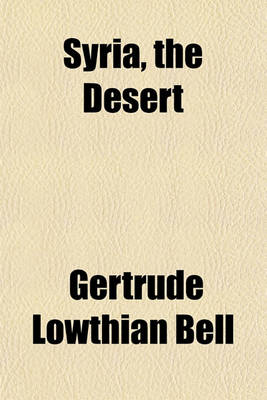 Book cover for Syria, the Desert
