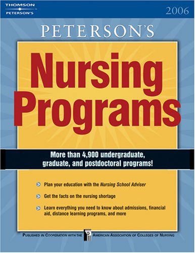 Book cover for Nursing Programs 2006, 11 Ed.