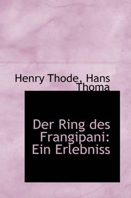 Book cover for Der Ring Des Frangipani