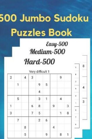 Cover of 1500 Jumbo Sudoku Puzzles Book