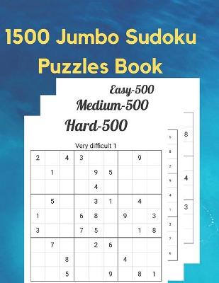 Book cover for 1500 Jumbo Sudoku Puzzles Book