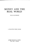 Book cover for Davidson: *Money* & the Real World