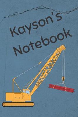 Cover of Kayson's Notebook