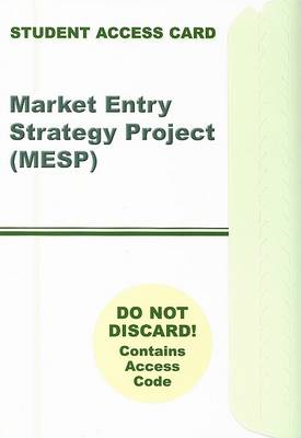 Book cover for Market Entry Strategy Project Access Code Card