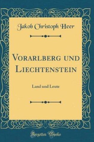 Cover of Vorarlberg Und Liechtenstein