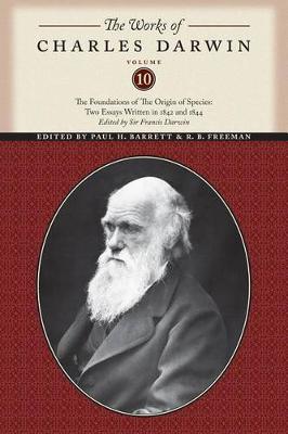 Book cover for Works Charles Darwin Vol 10 CB