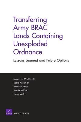 Book cover for Transferring Army BRAC Lands Containing Unexploded Ordnance