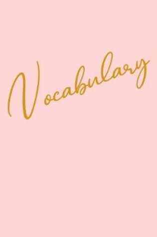 Cover of Vocabulary