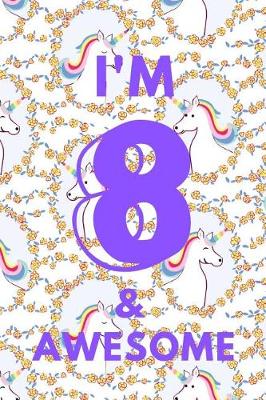 Book cover for I'm 8 & Awesome