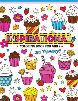 Book cover for Inspirational Coloring book for girls